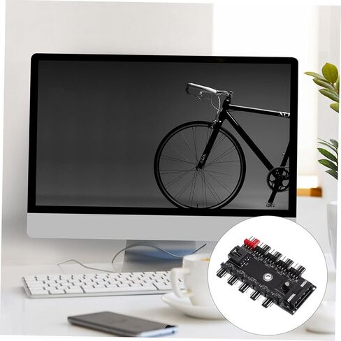 1pc Desktop Computer Fan Hub Port Pin Cooling Fan Adapter for Enhanced Computer Cooling Easy Installation Design for Gaming and Workstations in Kuwait