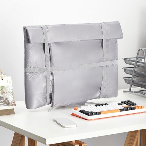 Home Desktop Computer Monitor Cover LCD Screen Protector Case Display Panel Desktop Accessories Transport Cover in Kuwait