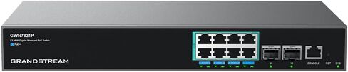 جراند ستريم GWN7821P | محول PoE مُدار بـ 8 منافذ 2.5G متعدد جيجابت إيثرنت من الطبقة 3 in Kuwait