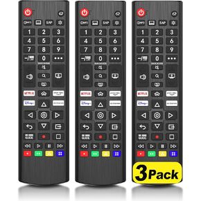 3 عبوات لجهاز التحكم عن بعد للتلفزيون الذكي LG العالمي، AKB75095307 بديل للتحكم عن بعد لـ AKB75375604 AKB74915305 جميع أجهزة تلفزيون LG الذكية LED LCD UHD HDTV 3D 4K in Kuwait