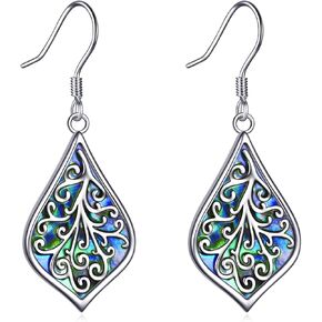 CRMAD Bee Daisy Earrings For Women Sterling Silver Leverback Earrings Flower Jewelry Gift For Girls in Kuwait