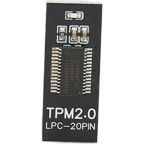 TPM 2.0 Module LPC Interface, 20Pin Module Motherboard Compatible with TPM2.0 Remote Card Encryption Security Board Electronic Component, for 2.0 System, GIGABYTEplatform in Saudi Arabia