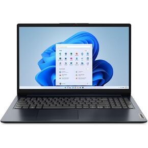 Lenovo IdeaPad 1 15.6" FHD Touchscreen (1920 x 108) Laptop, Intel Core i5-1235U, 8 GB RAM, 512 GB SSD, Windows 11 in S Mode, Wi-Fi, Abyss Blue, 82QD00HMUS in Kuwait