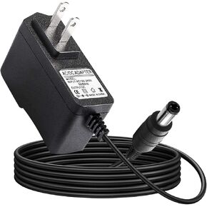 9V AC/DC Adapter Charger for Crosley Cruiser I II III Series 3 Speed Turntable Portable Suitcase Record Player CR8005A CR8005A-BK/BL/GR/PI/TP/TU/TW/CU/ST CR8005C CR6005A CR221 CR89 Power Cord in Kuwait