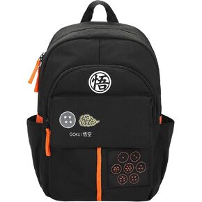 حقيبة ظهر Bioworld Dragon Ball Z Goku Symps Black مقاس 17.5 بوصة للكبار in Kuwait