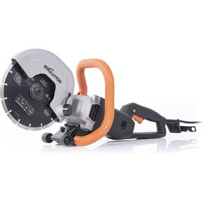 Evolution R300DCT - 12 in Concrete Saw (Aka Circular Saw, Angle Grinder, Chop Saw, Cut Off Saw, Demo Saw, Disc Cutter, Power Cutter) - 15A Motor, No Gas - 4-1/2 in Cut - Incl Diamond Masonry Blade in Saudi Arabia