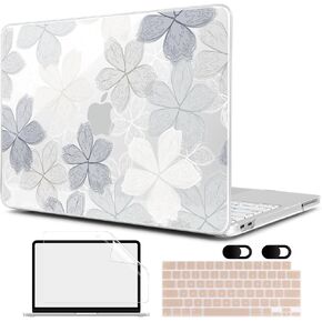 MEEgoodo Printed Case for New MacBook Neo 13 inch 2026 Release(Fit Model A3404), Laptop Hard Shell Cases with Keyboard Skin & Screen Protector & Webcam Covers, Cherry Blossoms in Kuwait