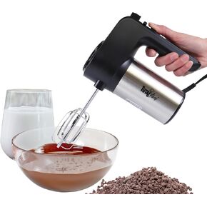 Kenmore 5-Speed Hand Mixer / Blender, 250 Watts, with Beaters, Dough Hooks, Liquid Blending Rod, Automatic Cord Retract, Burst Control, and Clip-On Accessory Storage in Saudi Arabia