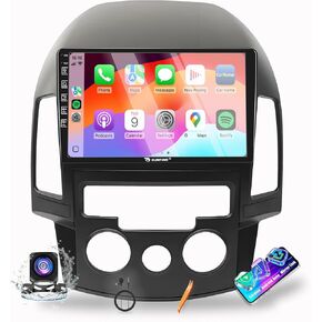 for Hyundai Elantra Touring 2009-2012 Manual AC Car CarPlay Android Auto Navigation Stereo GPS Radio Display 9" IPS Touchscreen Headunit Tablet Pad Media Player, if Applicable Quad Core 2G+64G in Kuwait
