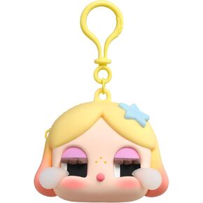 POP MART Crybaby Shiny Shiny Series-Earphone Case (Gold) Portable Protective Carrying Bag in Kuwait