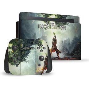 Head Case Designs Officially Licensed EA Bioware Dragon Age Cast Of Thousands Inquisition Graphics Vinyl Gaming Skin Decal Compatible With Nintendo Switch Console & Dock & Joy-Con Controller Bundle in Kuwait