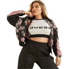 GUESS Women's Lighweight Zip-up Windbreaker Jacket in Kuwait