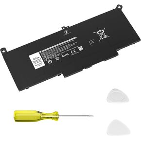 F3YGT Laptop Battery Replacement for Dell Latitude 12 7000 7280 7290 13 7000 7380 7390 P29S002 14 7000 7480 7490 E7280 E7480 E7490 E7290 E7380 fit DM3WC 0DM3WC 2X39G 0F3YGT DM6WC in Kuwait
