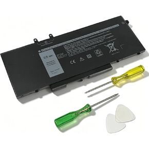 3HWPP Laptop Battery Compatible with Dell Latitude 5401 5410 5501 5510 5411 5511 Precision 3541 3551 Inspiron 17 7500/7506 2-in-1 Inspiron 7706 2-in-1 Fits 10X1J N2NLL 1VY7F 451-BCMN 68Wh 15.2V in Kuwait