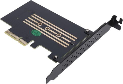 بطاقة محول Fabater PCIe 4X إلى M.2، محول PCIe بسرعة 128 جيجابت في الثانية إلى M.2 NVMe، بطاقة عالية السرعة مع مبدد حرارة متقدم لـ 10 11 in Kuwait