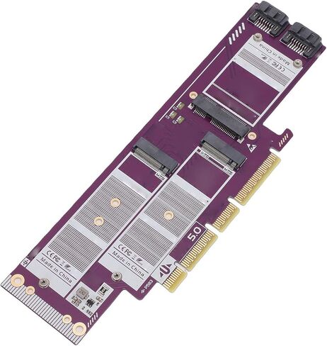 بطاقة محول PCIe إلى NVMe SSD، بطاقة تمديد NVMe SSD عالية السرعة بسرعة 128 جيجابت في الثانية مع طبقة ذهبية 15u لنظام التشغيل OS X PCIe 5.0 X4 X8 X16 in Kuwait