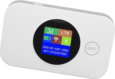 4G Portable Wi - Fi Hotspot for Travel, 3000mAh Pocket Wi - Fi for International Travel, 4G LTE Internet Hotspot Router with 8‑10 Users Support, Portable Wi - Fi Device (Asian in Kuwait
