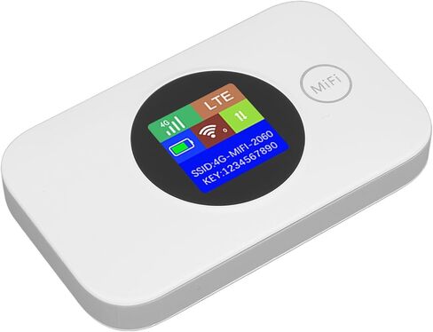 4G Portable Wi - Fi Hotspot for Travel, 3000mAh Pocket Wi - Fi for International Travel, 4G LTE Internet Hotspot Router with 8‑10 Users Support, Portable Wi - Fi Device (Asian in Kuwait