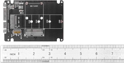 M.2 NGFF/MSATA to SATA Adapter Card with Cable – Convert SSD for Desktop & Laptop Use in Kuwait