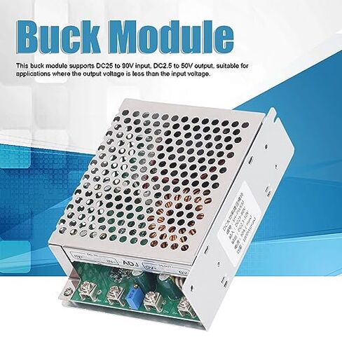 Adjustable DC to DC Module - 50A 1000W - Input DC25-90V, Output DC2.5-50V - Includes Cooling Fan - Converter Module in Kuwait