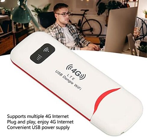 راوتر واي فاي 4G LTE محمول، نقطة اتصال محمولة تعمل بمنفذ USB مع تشفير WPA WPA2 للسفر في المكاتب المنزلية في آسيا وأفريقيا الوسطى in Kuwait