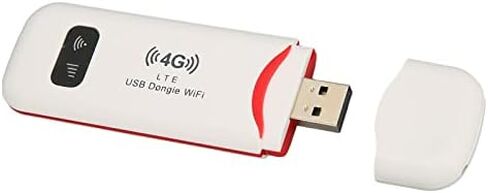 راوتر واي فاي 4G LTE محمول، نقطة اتصال محمولة تعمل بمنفذ USB مع تشفير WPA WPA2 للسفر في المكاتب المنزلية في آسيا وأفريقيا الوسطى in Kuwait