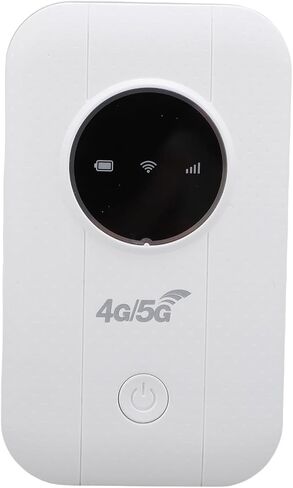 fosa 4G Portable WiFi Hotspot, Mobile Hotspot Travel Router 300Mbps LTE CAT4 SIM Card Router for Travel, Supports 10 Devices with 3650mAh Battery USB C Power in Kuwait