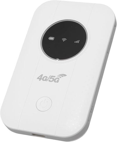 fosa 4G Portable WiFi Hotspot, Mobile Hotspot Travel Router 300Mbps LTE CAT4 SIM Card Router for Travel, Supports 10 Devices with 3650mAh Battery USB C Power in Kuwait