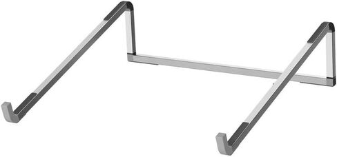 Protable Laptop Stand for Desk,Foldable Laptop Riser,Ergonomic Aluminum Computer Stand for Collaborative Work,Lightweight Easy Storage,Compatible with MacBook Pro/Air,Dell,HP,Lenovo,11''-17'' (Silver) in Kuwait