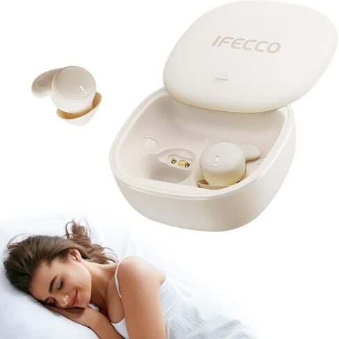 سماعات أذن IFECCO Sleep Bluetooth 6.2 - سماعات نوم للنوم الجانبي، مريحة وتحجب الضوضاء، سماعات أذن لاسلكية مقاومة للماء IPX6 in Kuwait
