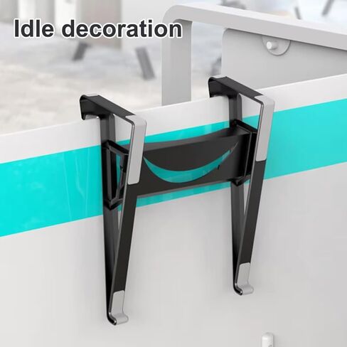 Modern Laptop Stand Double Function Side Vertical Setups Ergonomic ABS Silicone for Desk Antislip Laptop Stand in Kuwait