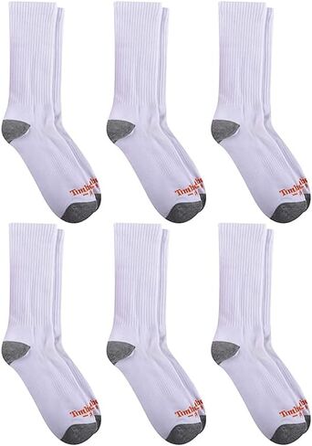 Timberland PRO mens 6-pack Performance Crew Length Socks in Saudi Arabia