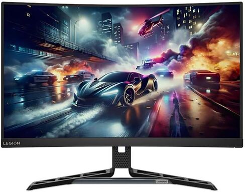 Lenovo Legion R27qc-30 شاشة LED منحنية للألعاب 27 بوصة Class WQHD - 16:9 - أسود Raven in Kuwait