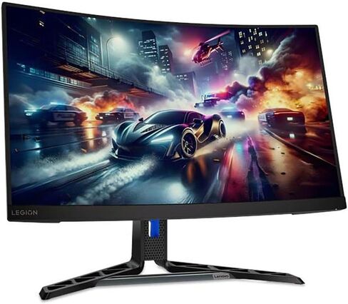 Lenovo Legion R27qc-30 شاشة LED منحنية للألعاب 27 بوصة Class WQHD - 16:9 - أسود Raven in Kuwait