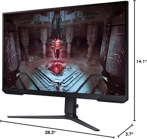 Samsung Odyssey G51C 32" LED QHD FreeSync Premium Gaming Monitor with HDR10, Black, 165Hz Refresh Rate, 1ms Response Time, 2560 x 1440, DisplayPort, HDMI, DealExpress Accessories in Kuwait