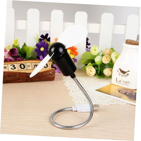 5 قطع USB مجموعة مروحة صغيرة محمولة مرنة هادئة مراوح تبريد الهواء لأجهزة الكمبيوتر المحمول والكمبيوتر المكتبي للمنزل والمكتب والسفر (لون عشوائي) in Kuwait