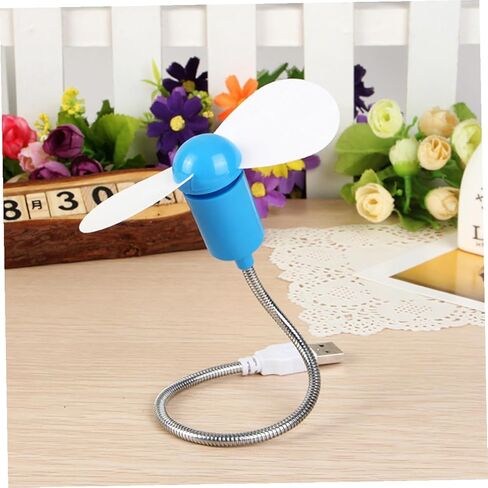 5 قطع USB مجموعة مروحة صغيرة محمولة مرنة هادئة مراوح تبريد الهواء لأجهزة الكمبيوتر المحمول والكمبيوتر المكتبي للمنزل والمكتب والسفر (لون عشوائي) in Kuwait