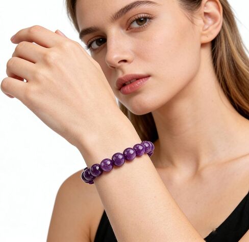 UFEEL 10 قطع من أساور شقرا الأحجار الكريمة الطبيعية مجموعة كريستال شفاء غير منتظمة وأحجار رقاقة ممتدة لإكسسوارات مجوهرات خرزة يوجا الريكي in Saudi Arabia
