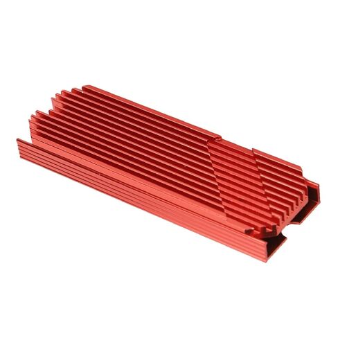 مبدد حرارة M.2 2280 SSD، مصنوع من سبائك الألومنيوم المؤكسدة مع توصيل حراري مائل بمقدار 45 درجة ووسادات حرارية من السيليكون، متوافق مع M.2 2280 SSD أحادي الجانب لسطح المكتب (رمادي) in Kuwait