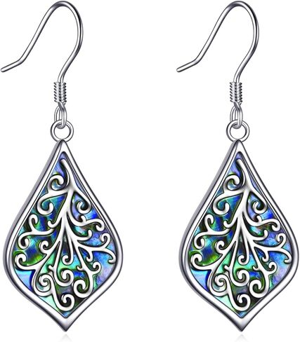 CRMAD Bee Daisy Earrings For Women Sterling Silver Leverback Earrings Flower Jewelry Gift For Girls in Kuwait