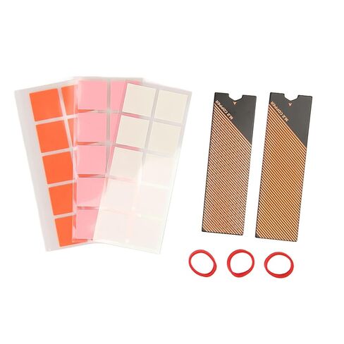 مجموعة تبريد M.2 SSD من النحاس والجرافين النحاسي مع وسادات حرارية لأجهزة الكمبيوتر المحمول M.2 NVMe SSD ووحدة التحكم في الألعاب والكمبيوتر الشخصي in Kuwait
