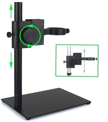 مجموعة ملحقات المجهر 48 ميجابكسل 4K USB كاميرا فيديو رقمية مجهر صناعية أحادية HD 180X تكبير عدسة C-Mount شرائح المجهر، كاميرا B فقط in Kuwait