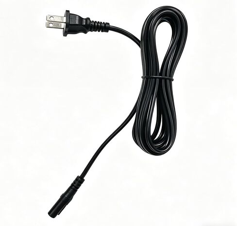 4.9FT Universal 2-Prong Power Cord, Replacement AC Cable for Projector, Speaker (Black) in Kuwait