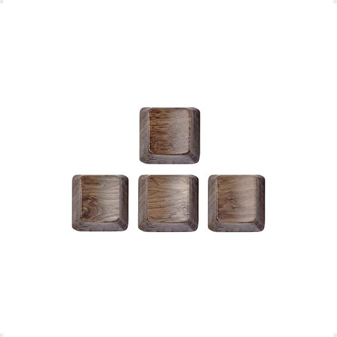 Black Walnut Wood Keycaps, Wooden Keycap for Mechanical Keyboard, OEM Profile, Artisan Key Caps Set, MX-Style Compatible, Single Keys & Complete Sets (R1 2.75U (1-Key)) in Saudi Arabia