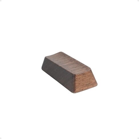 Black Walnut Wood Keycaps, Wooden Keycap for Mechanical Keyboard, OEM Profile, Artisan Key Caps Set, MX-Style Compatible, Single Keys & Complete Sets (R1 2.75U (1-Key)) in Saudi Arabia