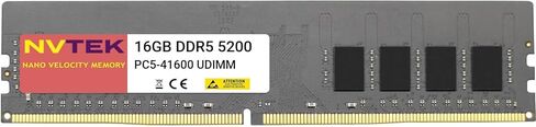 48GB 1X48GB DDR5 5200MHz PC5-41600 2Rx8 1.1V CL44 288-PIN غير ECC غير مخزنة UDIMM NVTEK ذاكرة الكمبيوتر المحمول in Kuwait