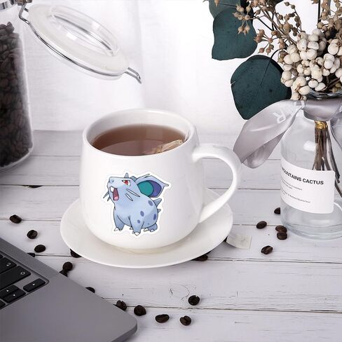 50Pcs Cute Pokemon Sticker for Kids, Cool Anime Cartoon Waterproof Vinyl Decal for Teen Girl Adult Water Bottle Skateboard Notebook Phone Guitar Bike in Kuwait