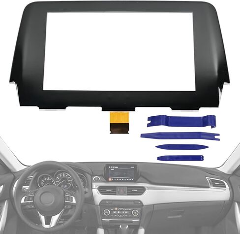 7 inch Touch Screen Digitizer 36-Pin Compatible with Mazda 6 2015 2016 Replace GML8611J0 GML8-61-1J0 Navigation Glass Panel in Kuwait