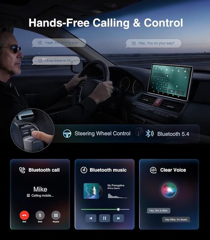 11.5 Inch Car Radio Stereo for Honda Accord 8th 2008-2013 Upgrade IPS HD Touch Screen 4+64G Car Radio Wireless CarPlay Android Auto, GPS FM/SWC Bluetooth 1280P Backup Camera in Kuwait