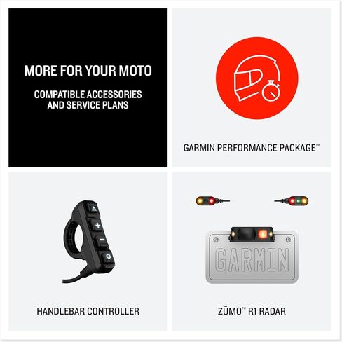 حزمة ملاحي GPS للدراجات النارية Garmin zūmo XT3 مقاس 6 بوصات مع توجيه مغامر ومقاييس زاوية هزيلة وخرائط الأقمار الصناعية وتحديثات Wi-Fi وحزمة ملحقات تتبع الركوب in Saudi Arabia